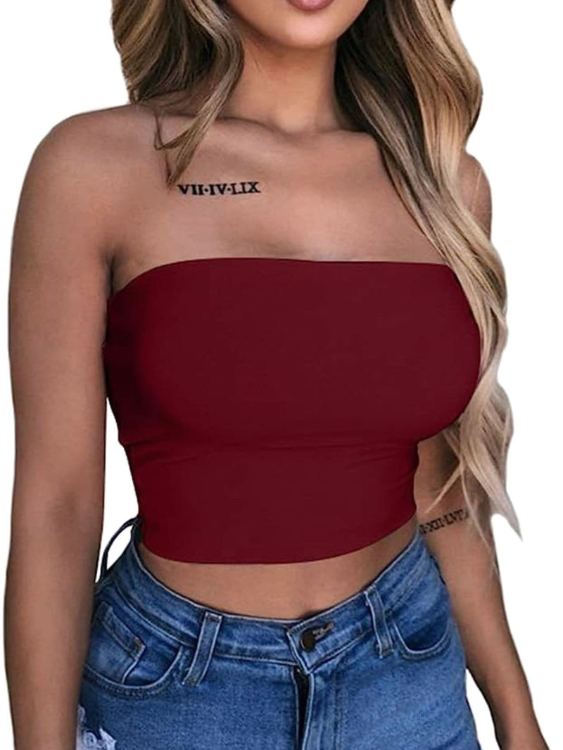 Cropped Top Faixa Feminina Suplex Com Bojo Tendência Moda Super Envio! !