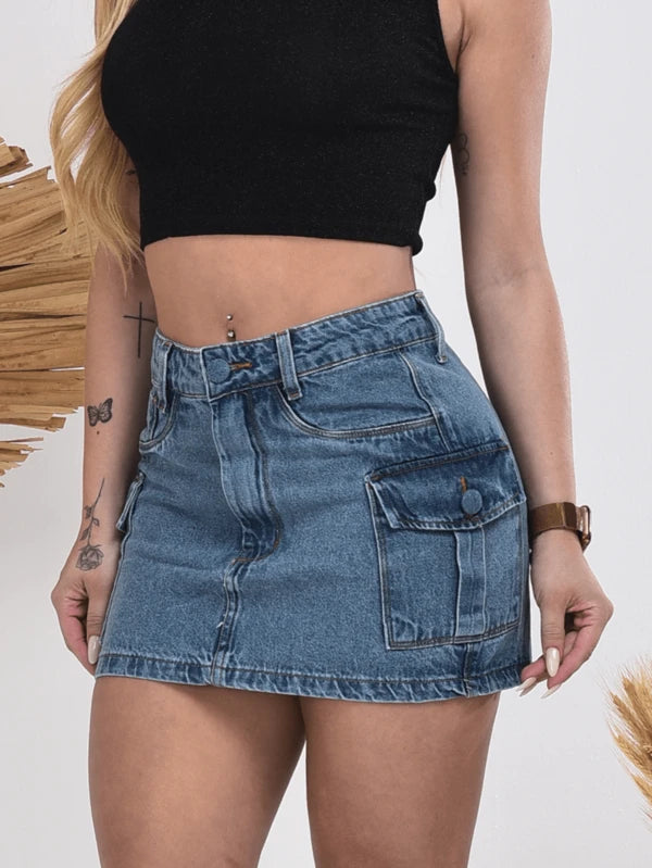 SAIA JEANS CARGO,CURTA VERÃO