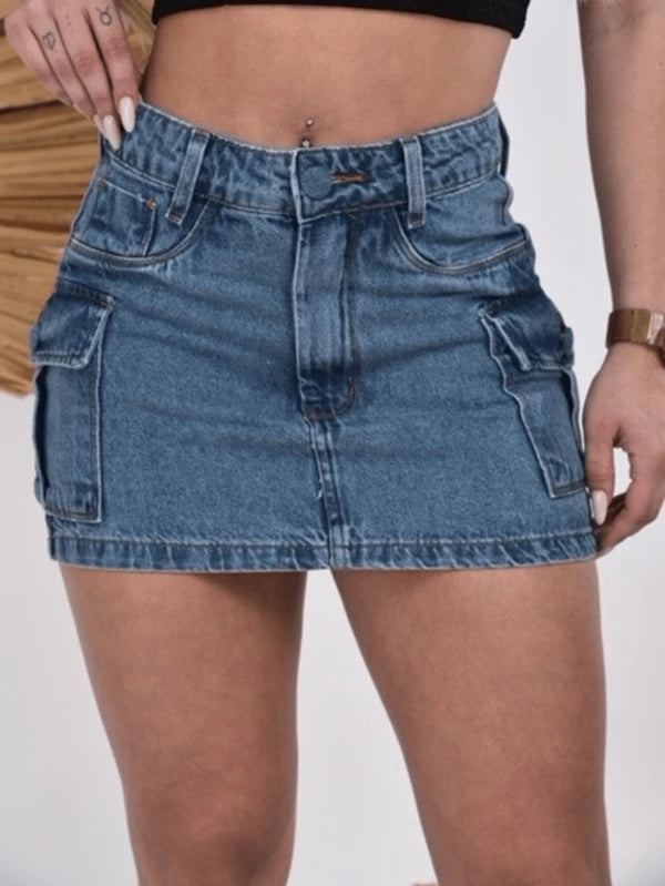 SAIA JEANS CARGO,CURTA VERÃO