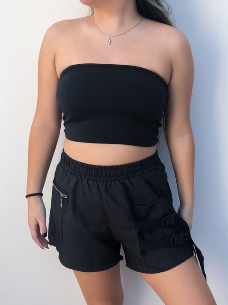 Cropped Top Faixa Feminina Suplex Com Bojo Tendência Moda Super Envio! !